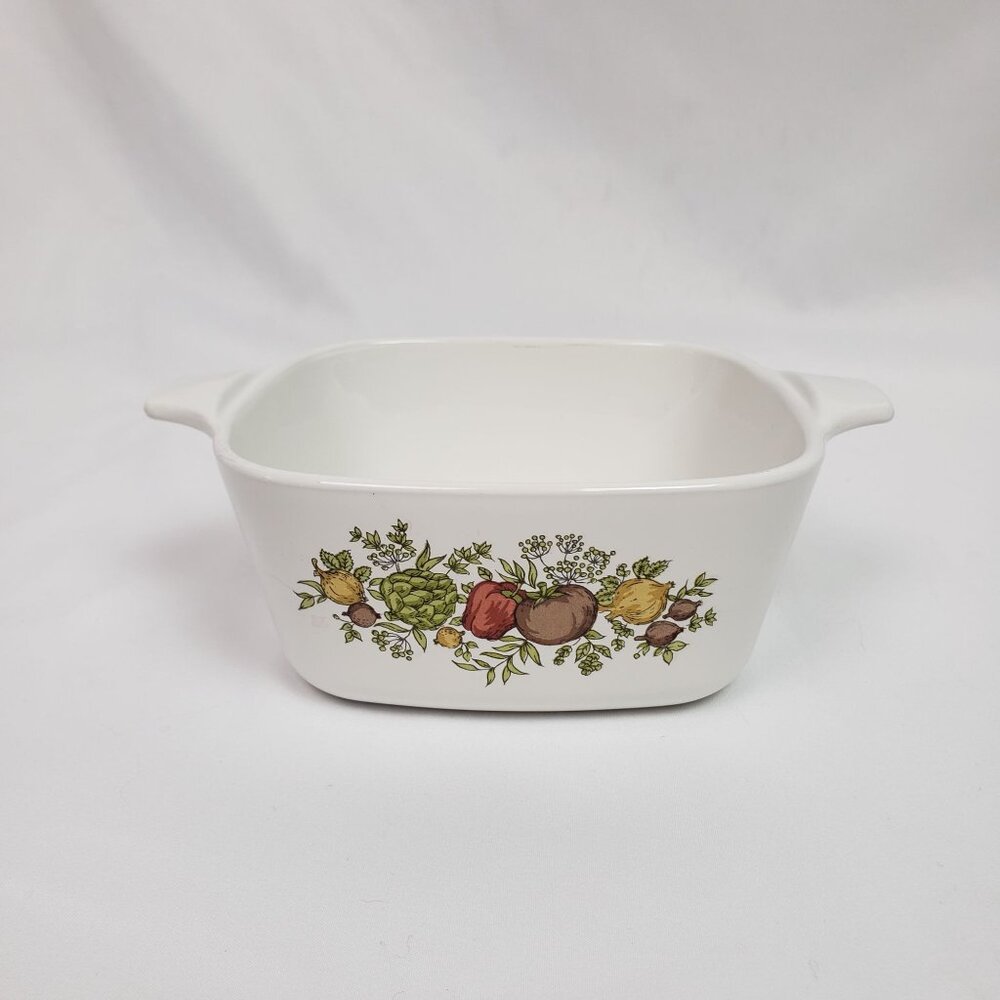 Corning Ware Petite Casserole Dish Spice of Life P-43-B 2.75 cup VTG EXCELLENT!!